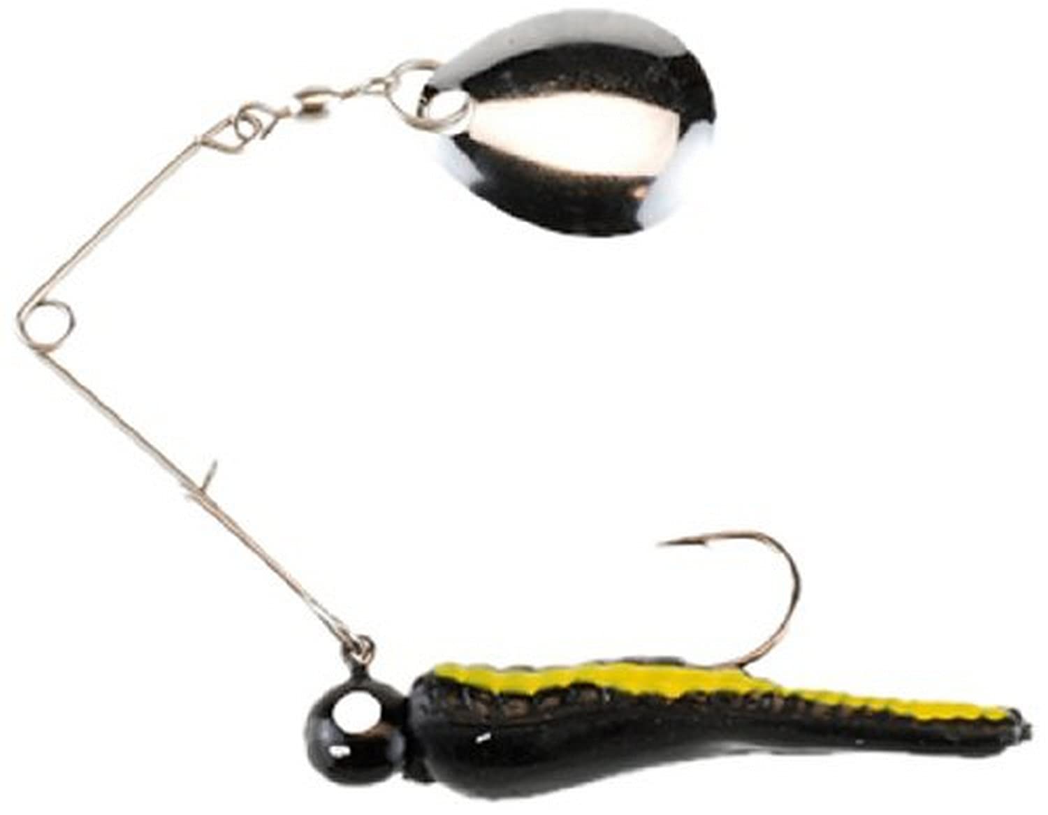Beetle Spin Nickel Blade Jig in Black/Yellow Stripe, 1-1/2-Inch