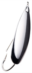 Johnson Minnow Silver with weed guard for weed-free casting and longer retrieves.
