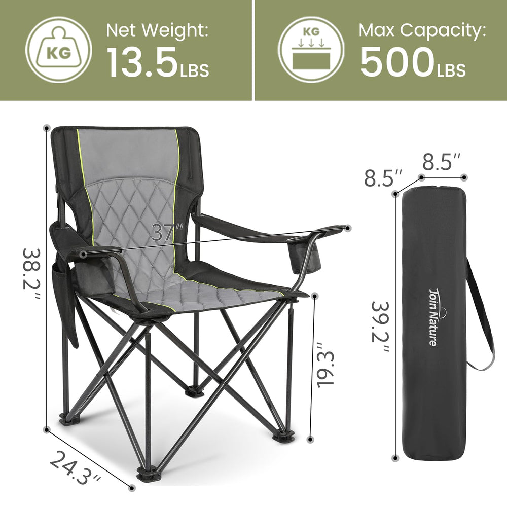 Join Nature chair reinforced frame supporting up to 500 lbs for versatile outdoor seating