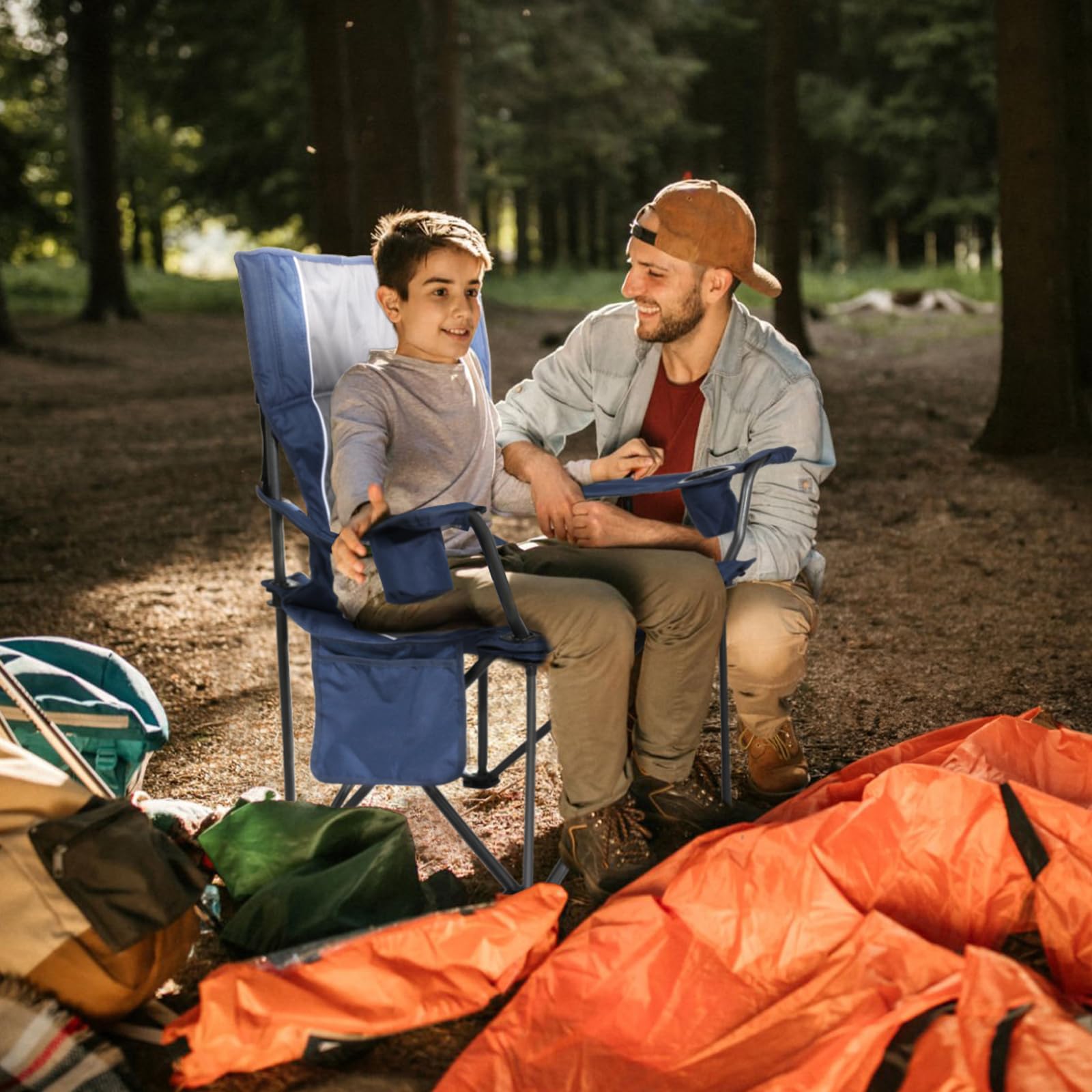 Join Nature chair carry bag demonstrates portable storage for easy transport to campgrounds