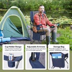 Join Nature chair side pocket showcases handy storage for phone keys or snacks