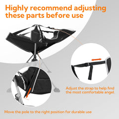 Join Nature Hammock Chair supports up to 400 lbs for stable outdoor lounging.