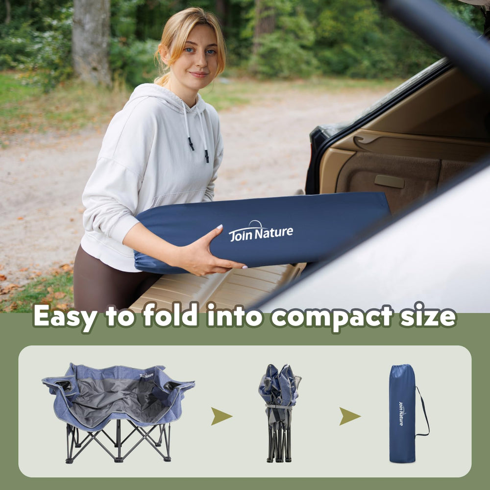 Join Nature mesh back pockets add extra storage on the chair.