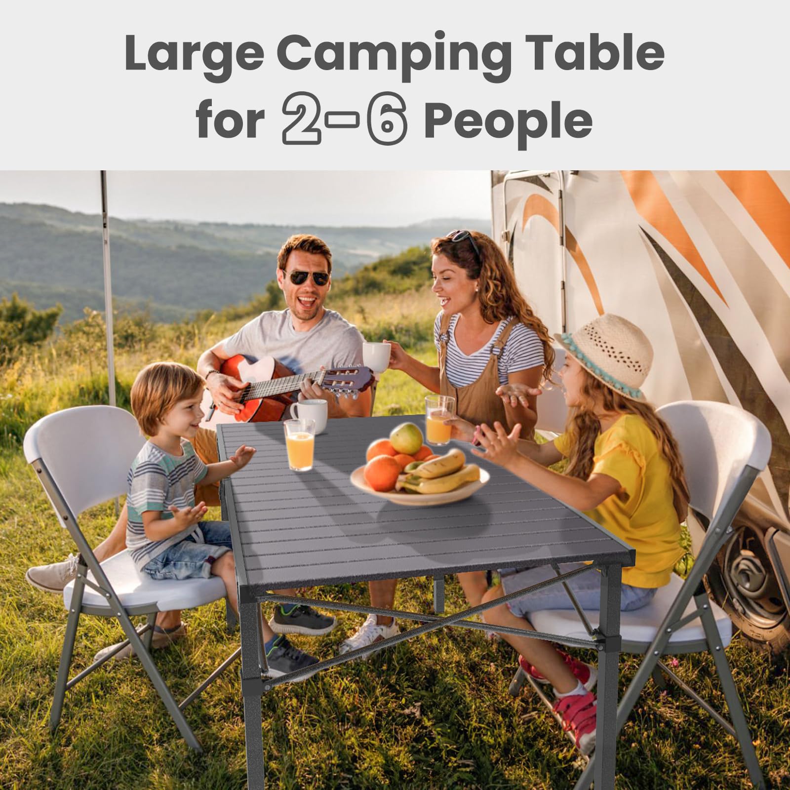 Join Nature foldable design keeps table compact for storage.