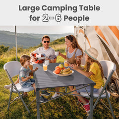 Join Nature foldable design keeps table compact for storage.