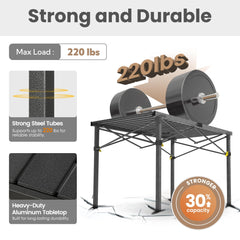 Join Nature stable-legs offer solid footing on uneven ground.