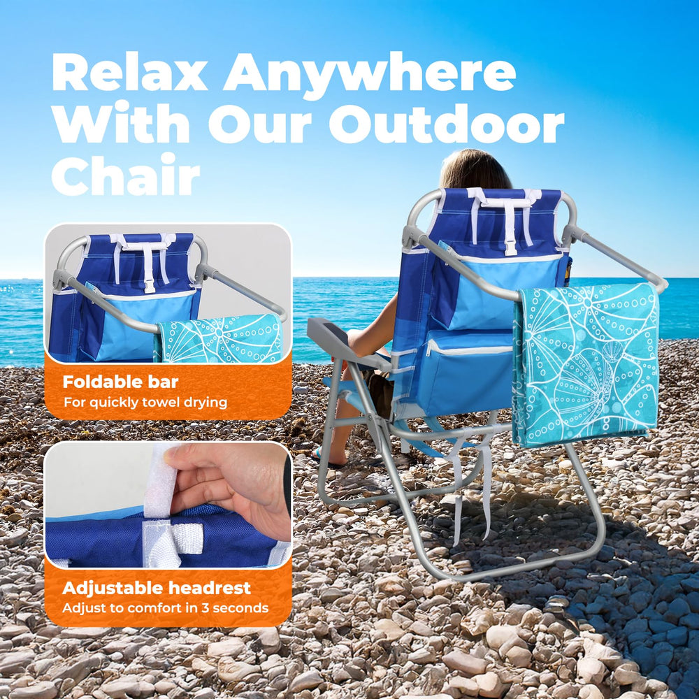 Join Nature built-in cup holder and phone pocket keep essentials secure