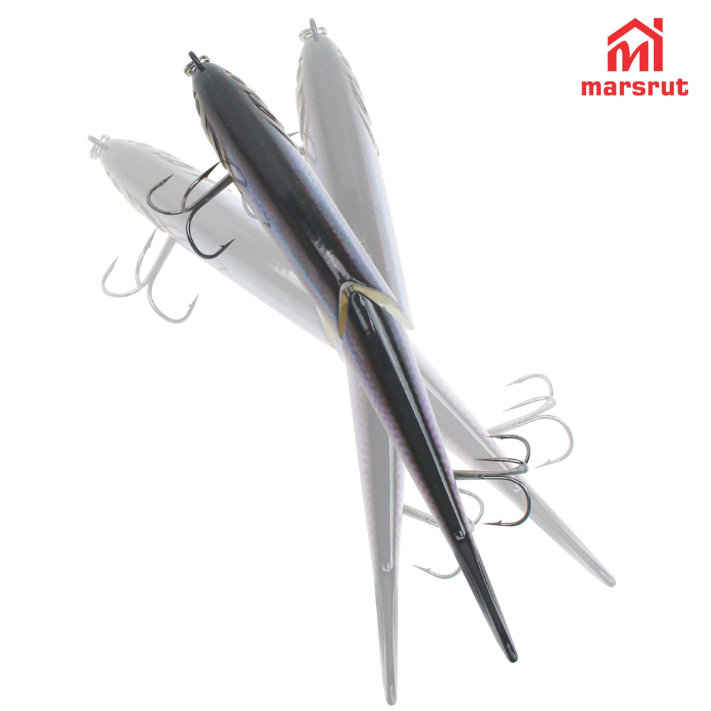 Back view of Jointed Fishing Lure 7in