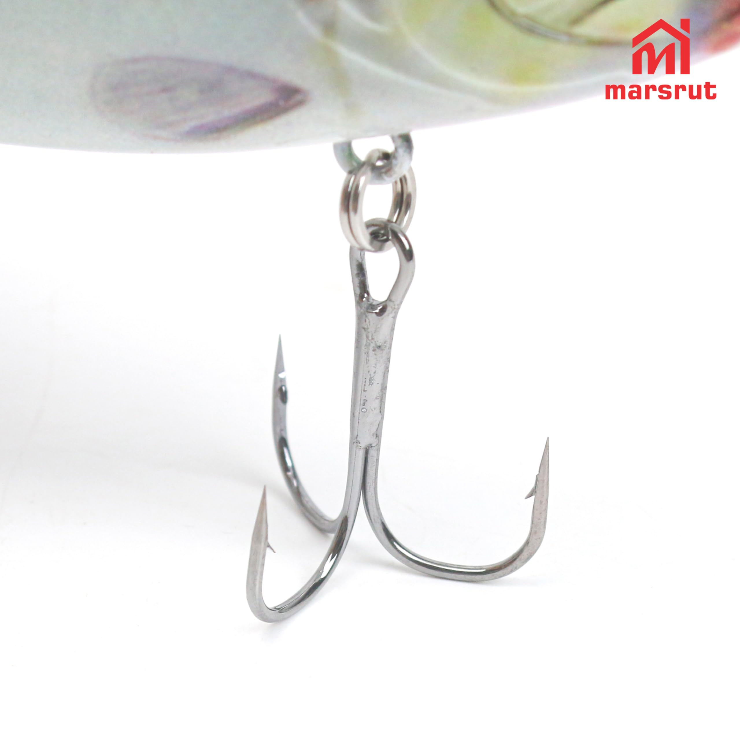Lifestyle image showing the lure in water