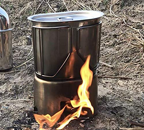 Jolmo Lander portable canteen cup stand supports reliable heating on adventures.