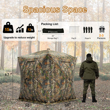 JOMAILIEEL portable carry bag simplifies transport and setup.