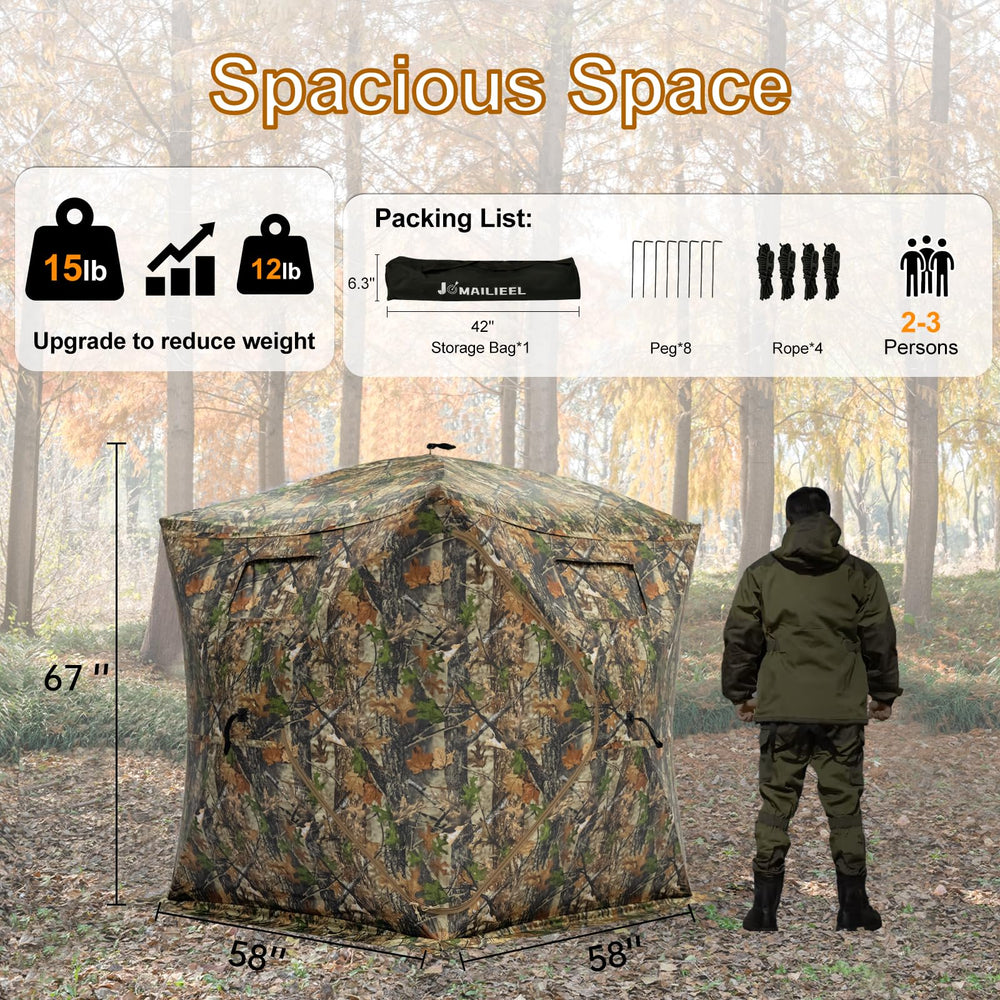 JOMAILIEEL portable carry bag simplifies transport and setup.