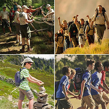 JOMLUN boys hiking pants durable stretch fabric for movement