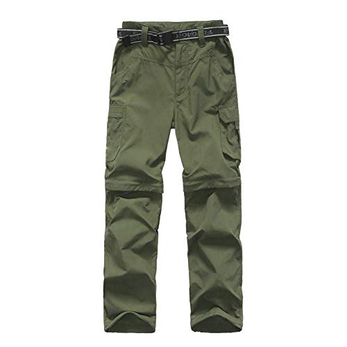 JOMLUN boys hiking pants elastic waistband for comfortable fit