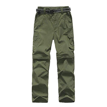 JOMLUN boys hiking pants elastic waistband for comfortable fit