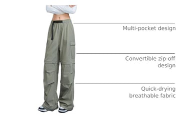 JOMLUN tactical cargo pants with elastic waist for comfortable movement