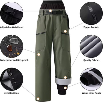 JOMLUN adjustable-waist feature shown for customizable comfort on adventures