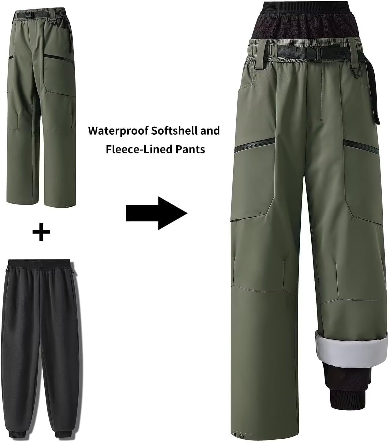 JOMLUN hiking pants pocket design highlighting secure storage for small items