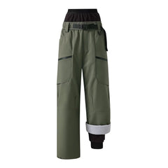JOMLUN women's hiking pants waterproof softshell exterior ready for wet-weather hikes