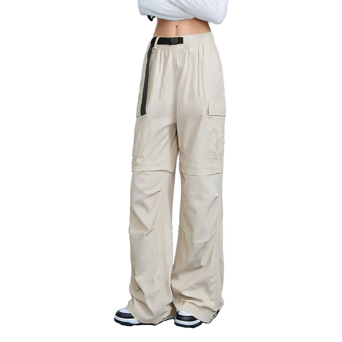 JOMLUN women's hiking pants convertible zip-off for quick shorts transitions and versatility.