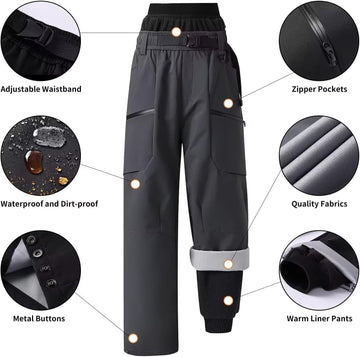 JOMLUN hiking pants secure pockets store essentials on active adventures.