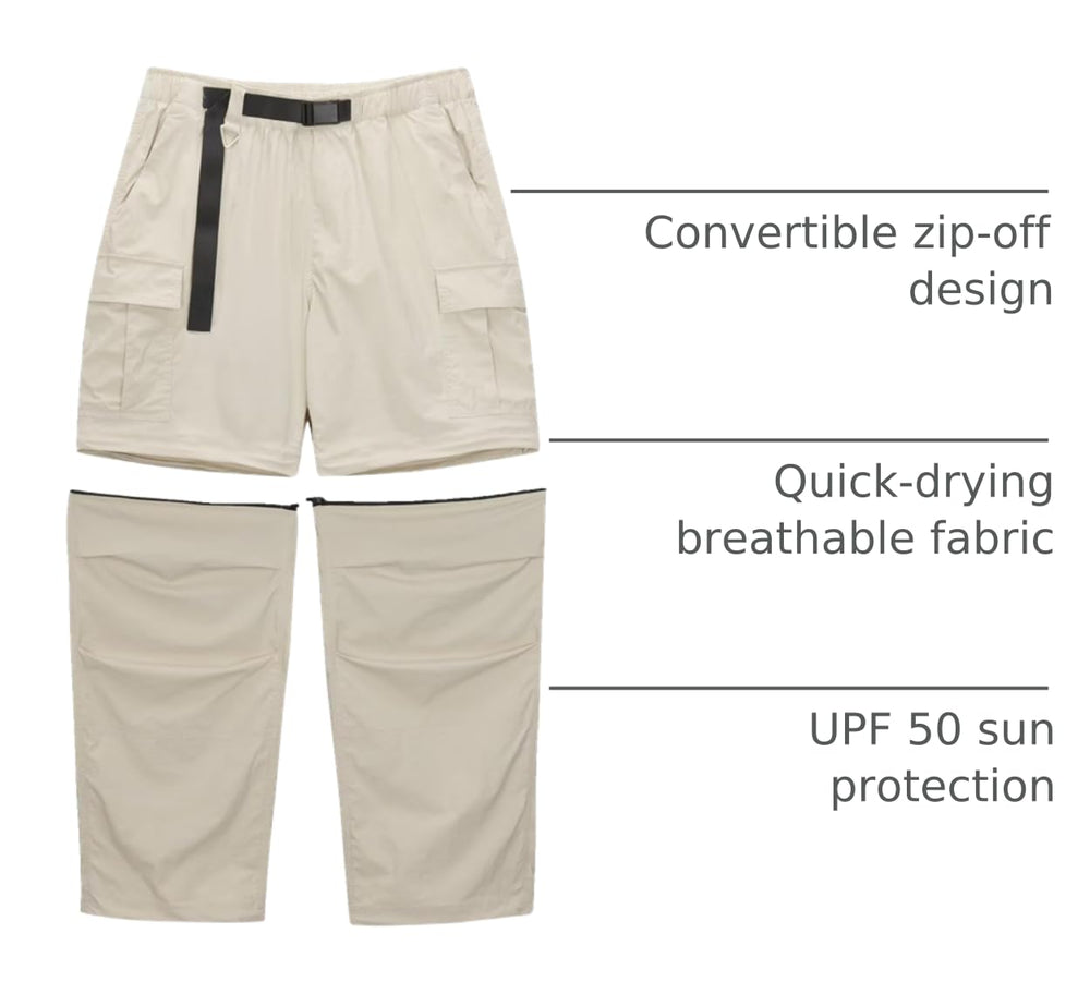 JOMLUN women's hiking pants UPF50 sun protection during sunny adventures.