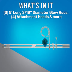 Jonard Tools RDG-15A glow rods extended for long runs in dim spaces.