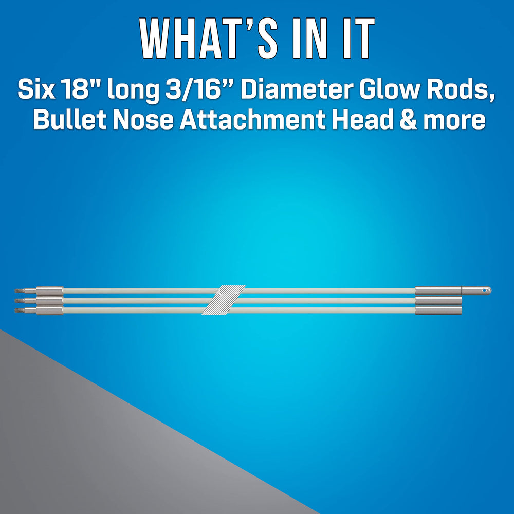 RDG-9 extended to nine feet for hard-to-reach routing by Jonard Tools.