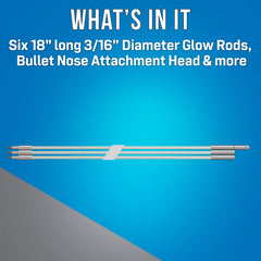 RDG-9 extended to nine feet for hard-to-reach routing by Jonard Tools.
