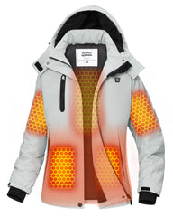 The joohoo heated jacket graphene heating area delivers core warmth for cold commutes.