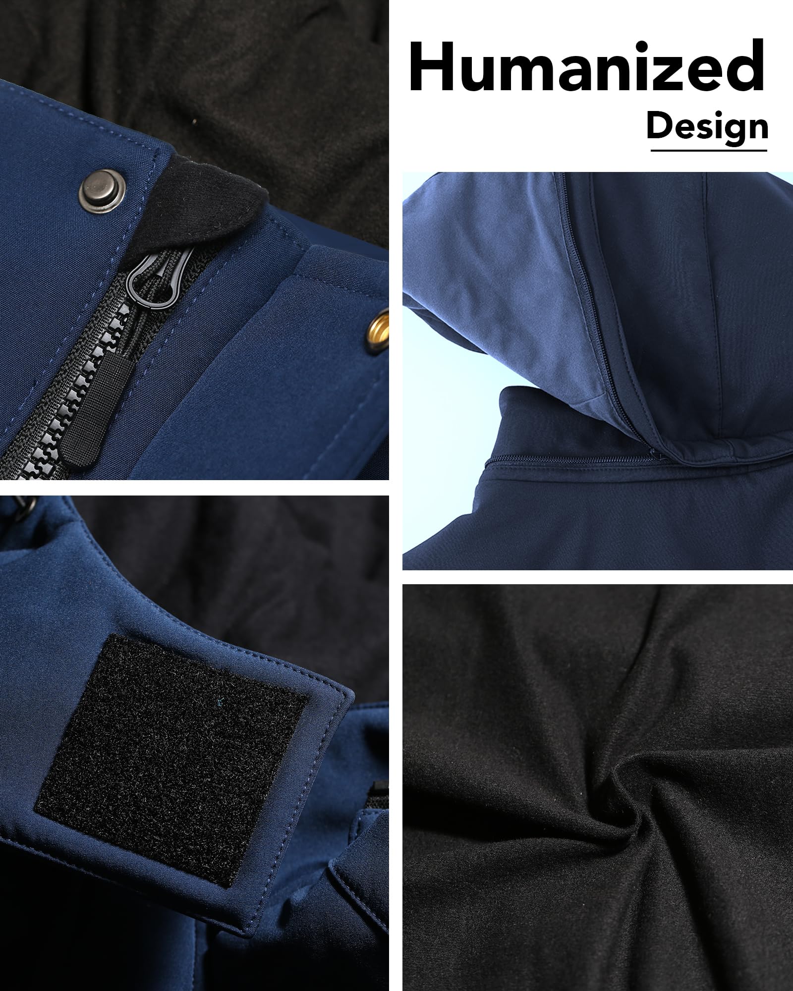 Joohoo heated jacket machine washable design simplifies post-activity care.