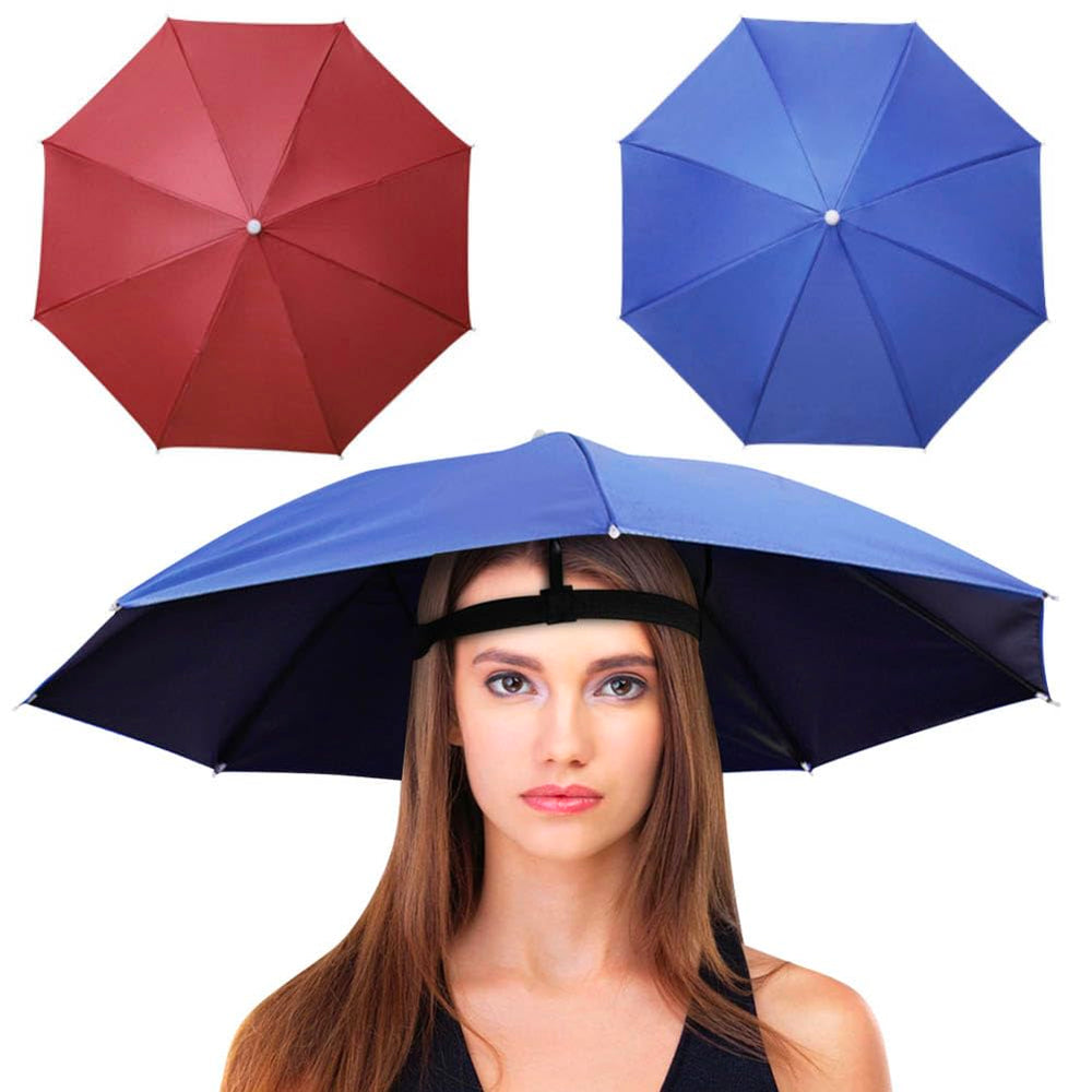 JOONOR umbrella hat duo folded for compact storage and portability
