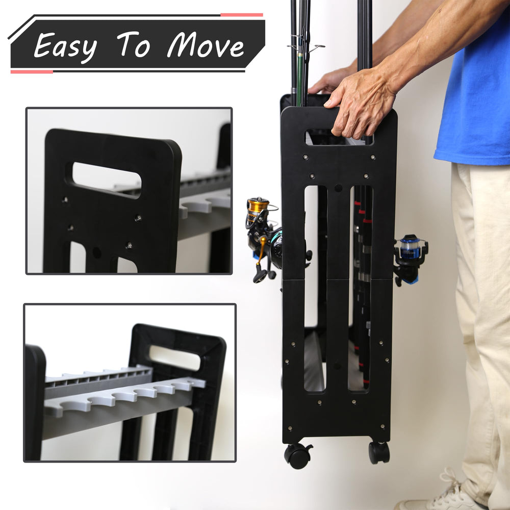 Jorazor gear storage in garage suitable for skis and golf clubs
