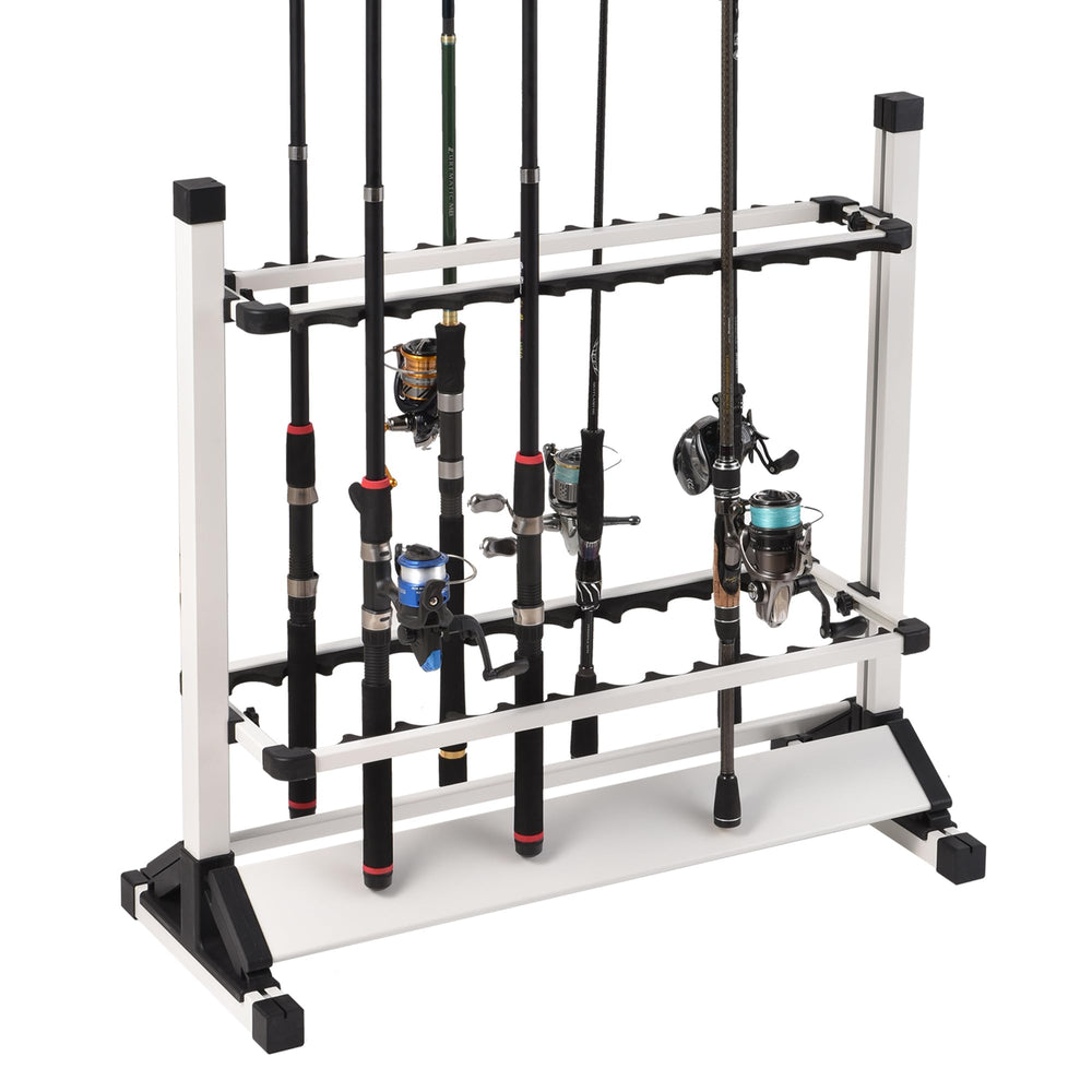 Jorazor Fishing Rod Holders assembly view showing quick setup and space-saving design