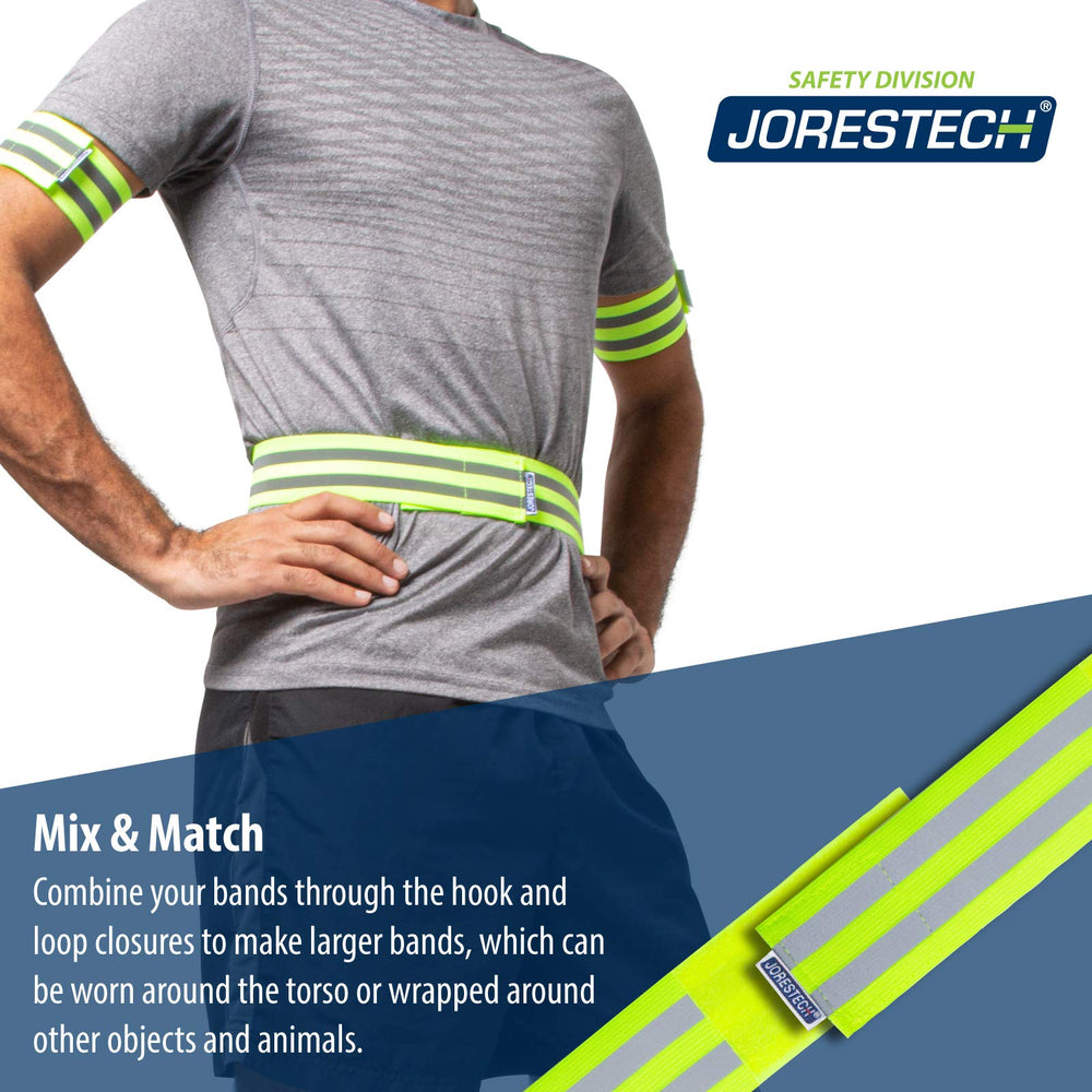 JORESTECH 360-degree reflectivity visible from all angles during use