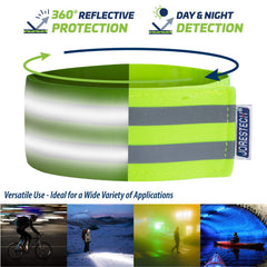 JORESTECH mesh storage bag included with reflective bands for easy carry