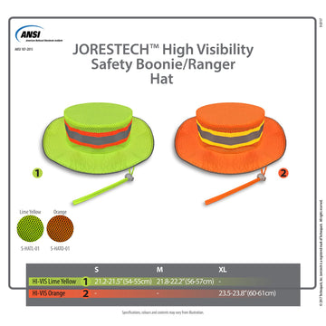 JORESTECH Boonie Hat with breathable mesh crown for cooling comfort