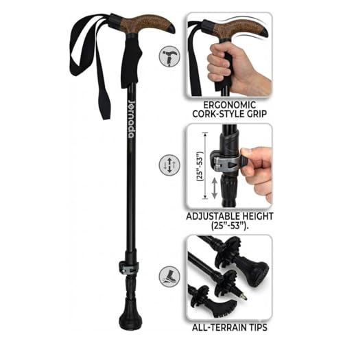 Jornada Ultralight Poles quick-lock system enables fast height changes.