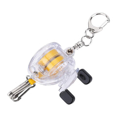 JOROBURO fishing reel key chain with belt clip keeps gear secure