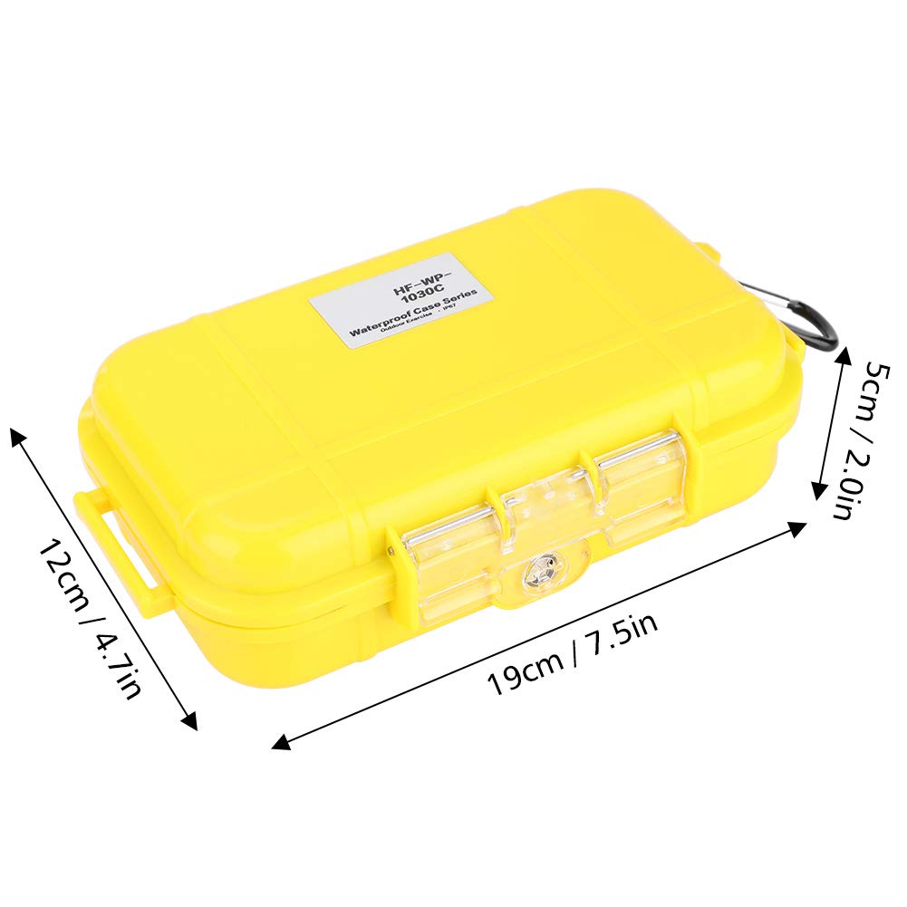 JOROBURO case yellow lid open highlights compact size for EDC items