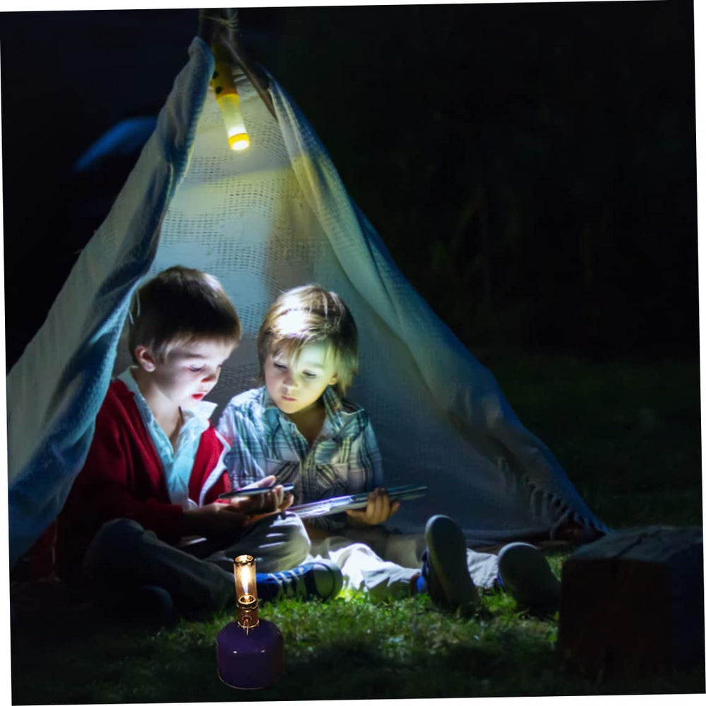 Jorzer camping lantern on a backpack shows travel-ready design.