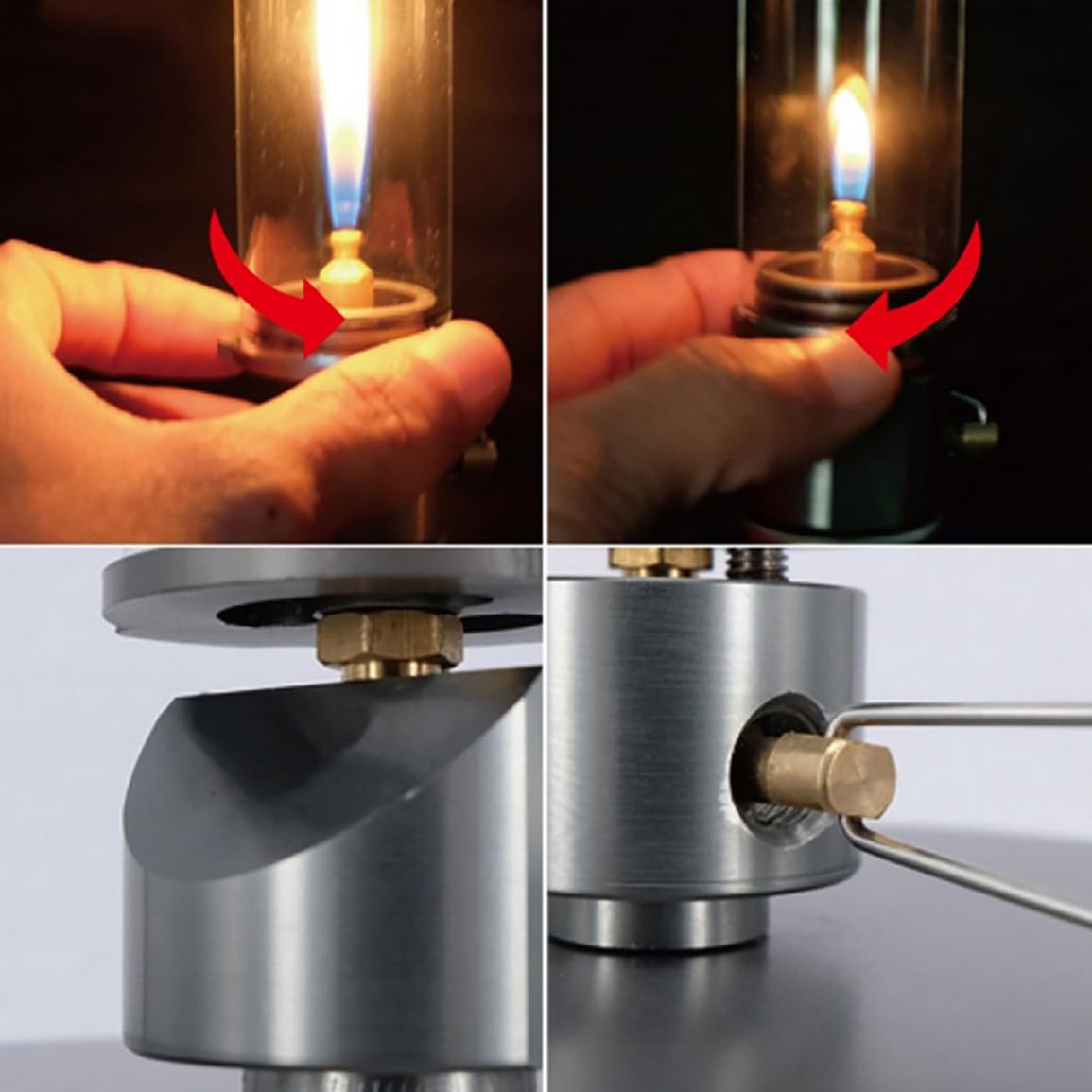 Jorzer camping lantern compact dimensions fit small packs.