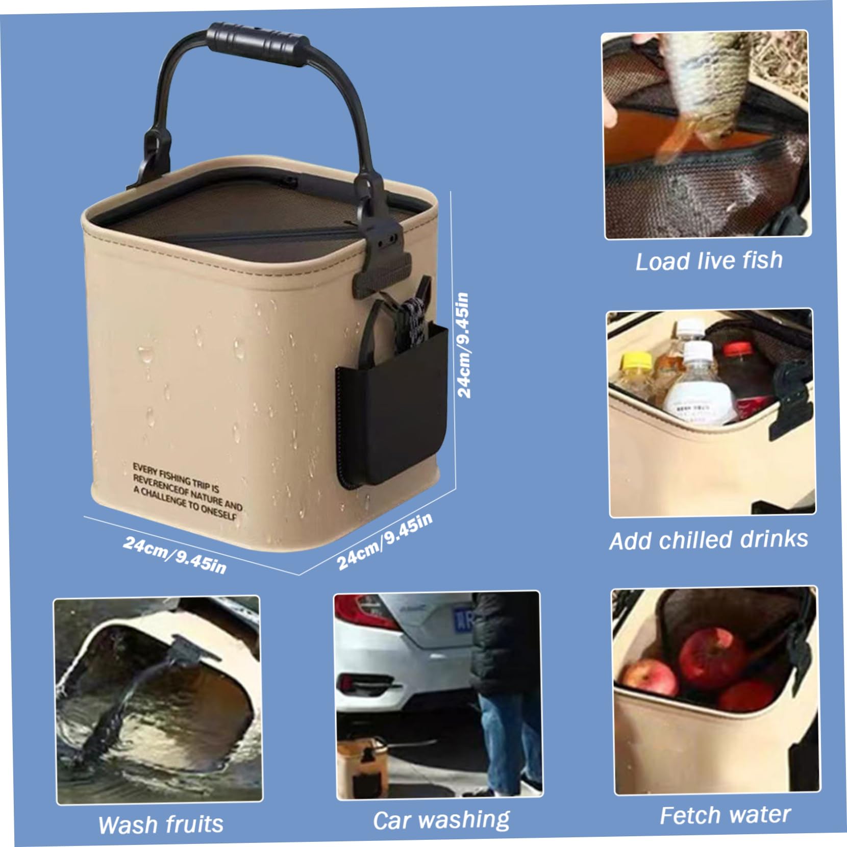 Jorzer foldable design fits compact storage in gear bag