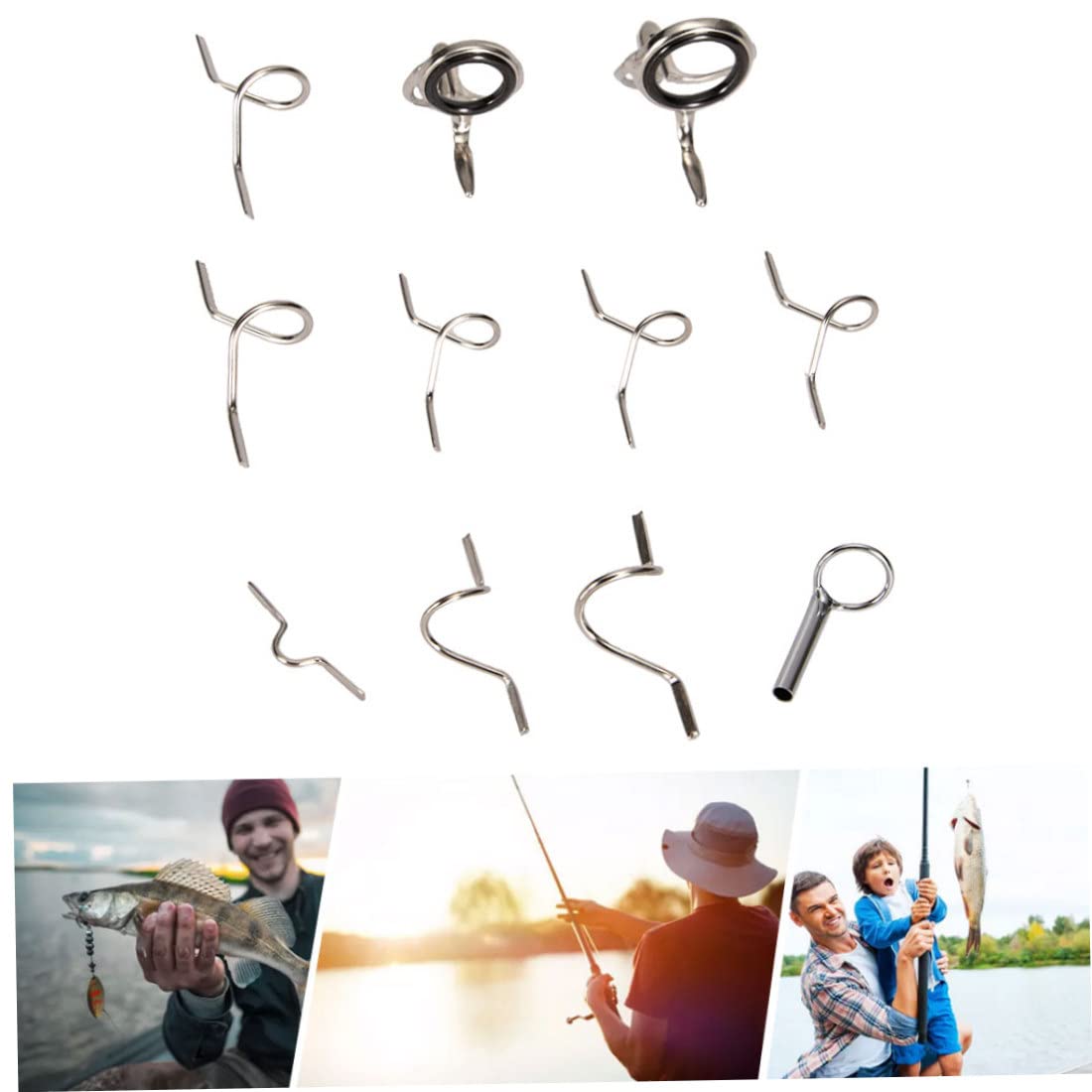 Jorzer big snake guide 8 adds strength for heavy lines.