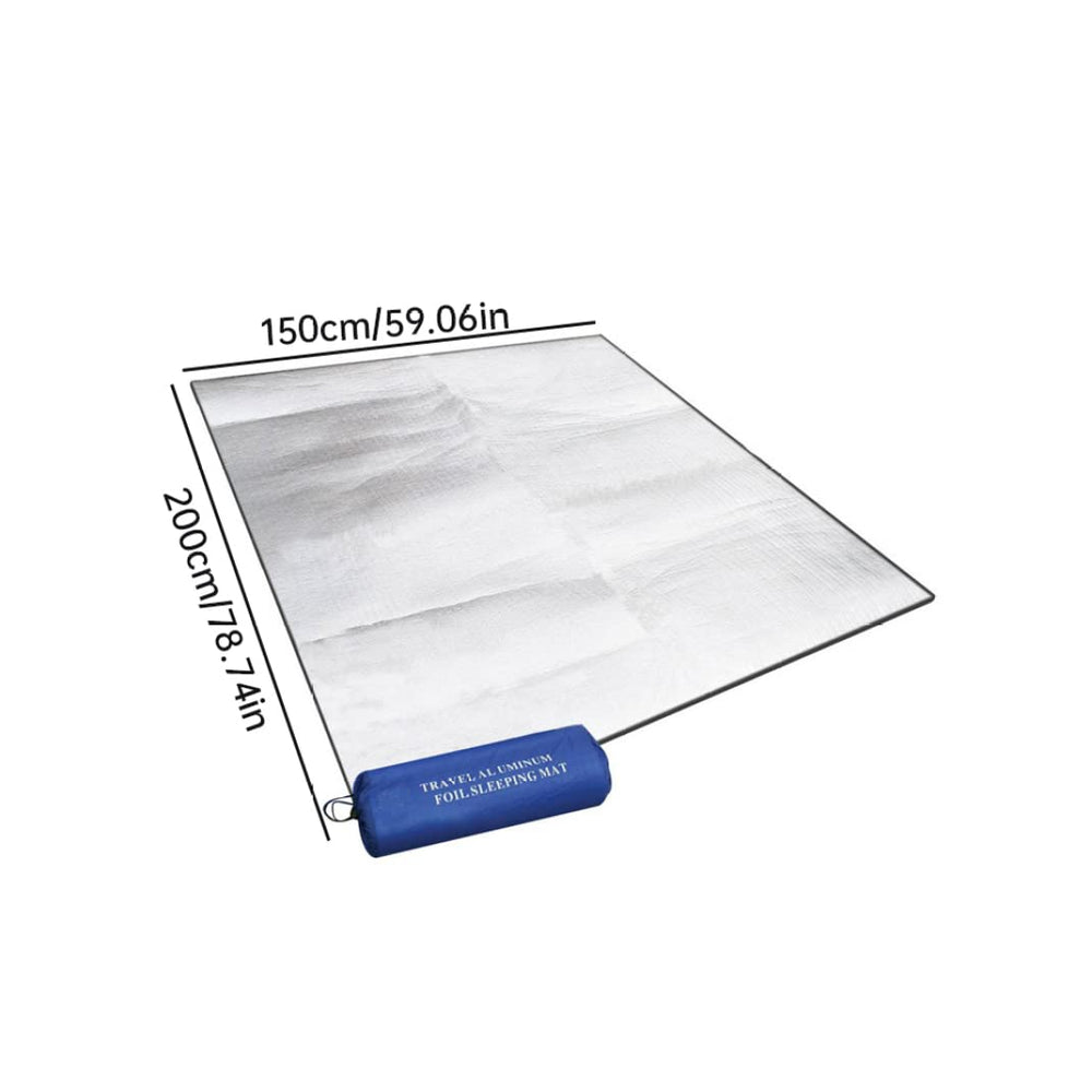 Jorzer ground mat folded compact for easy carrying and storage.