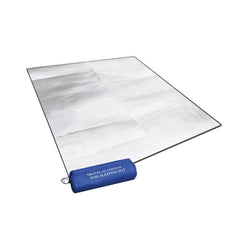 Jorzer ground mat under tent open size 200x150 cm showing insulation and comfort.