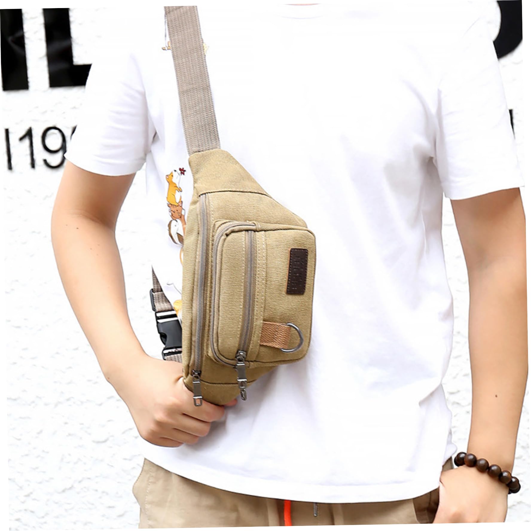 Jorzer waist bag crossbody versatility for travel and daily errands.
