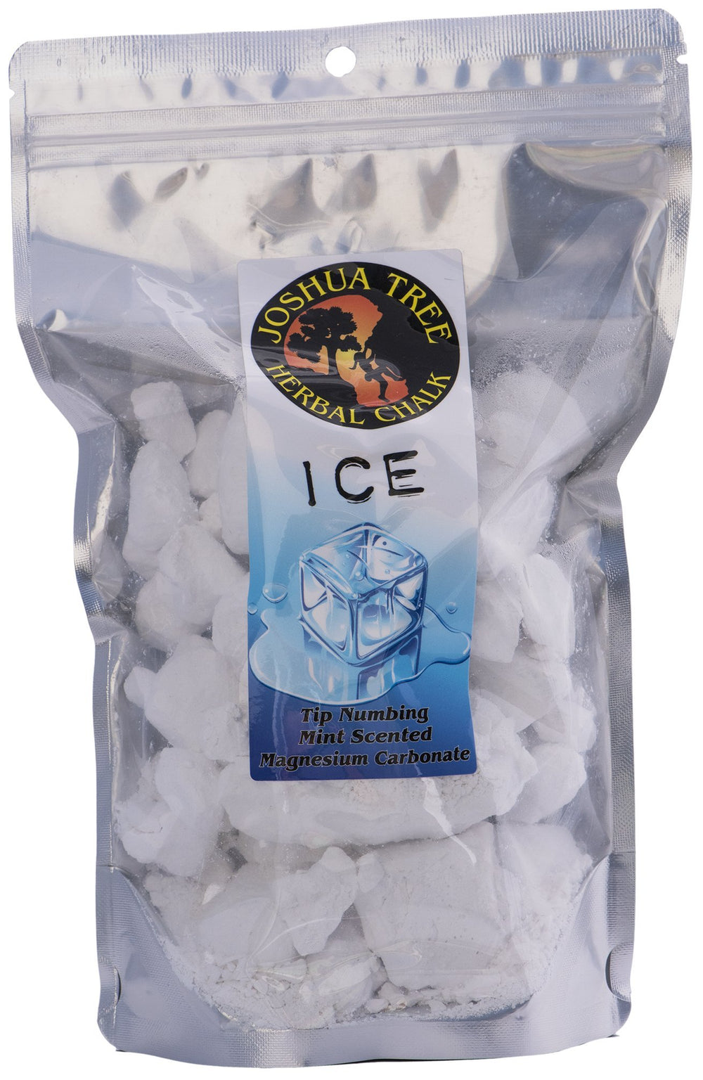 Joshua Tree Mint Scented Ice Herbal Chalk improves grip for climbers and gymnasts