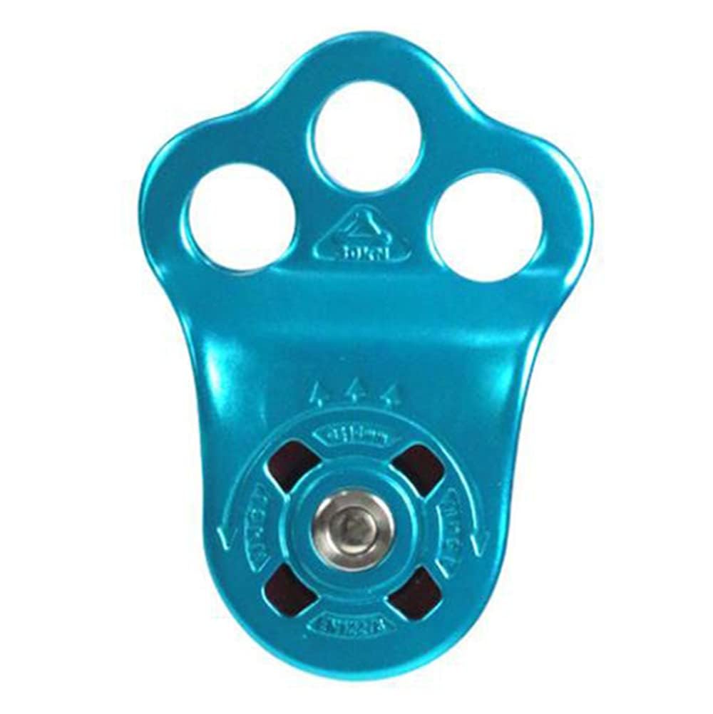 JOTOUCH climbing pulley 30KN in rugged housing for rope hauling.