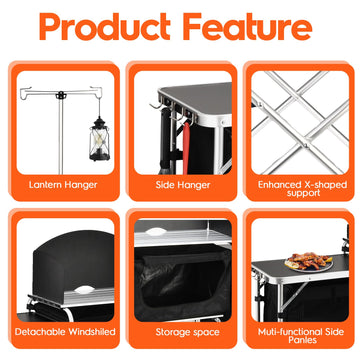 JOUYEK portable folding station fits in carry bag for easy transport.